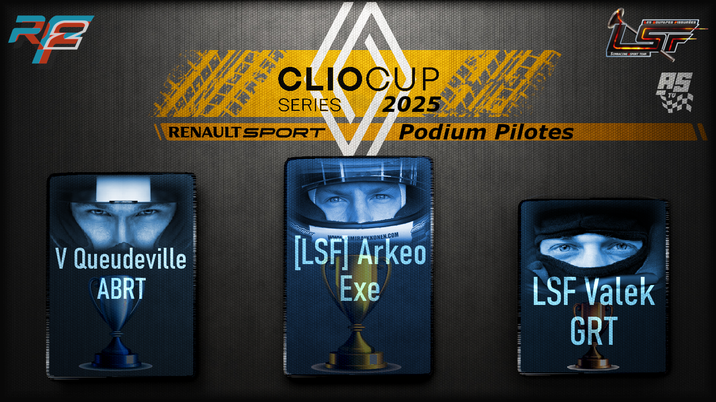 RF2-Podium ClioCup-Pilotes