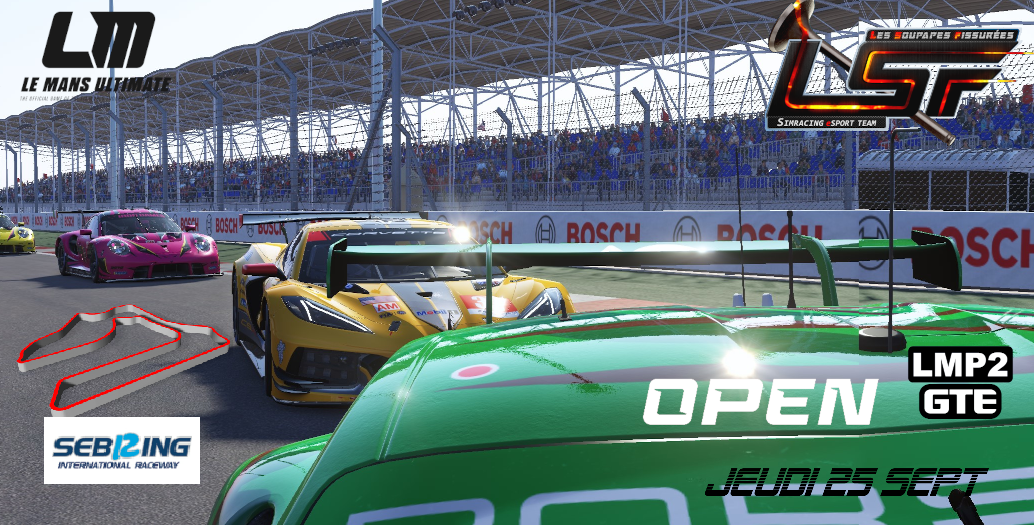 LMU-Open SEBRING/LMP2-GTE