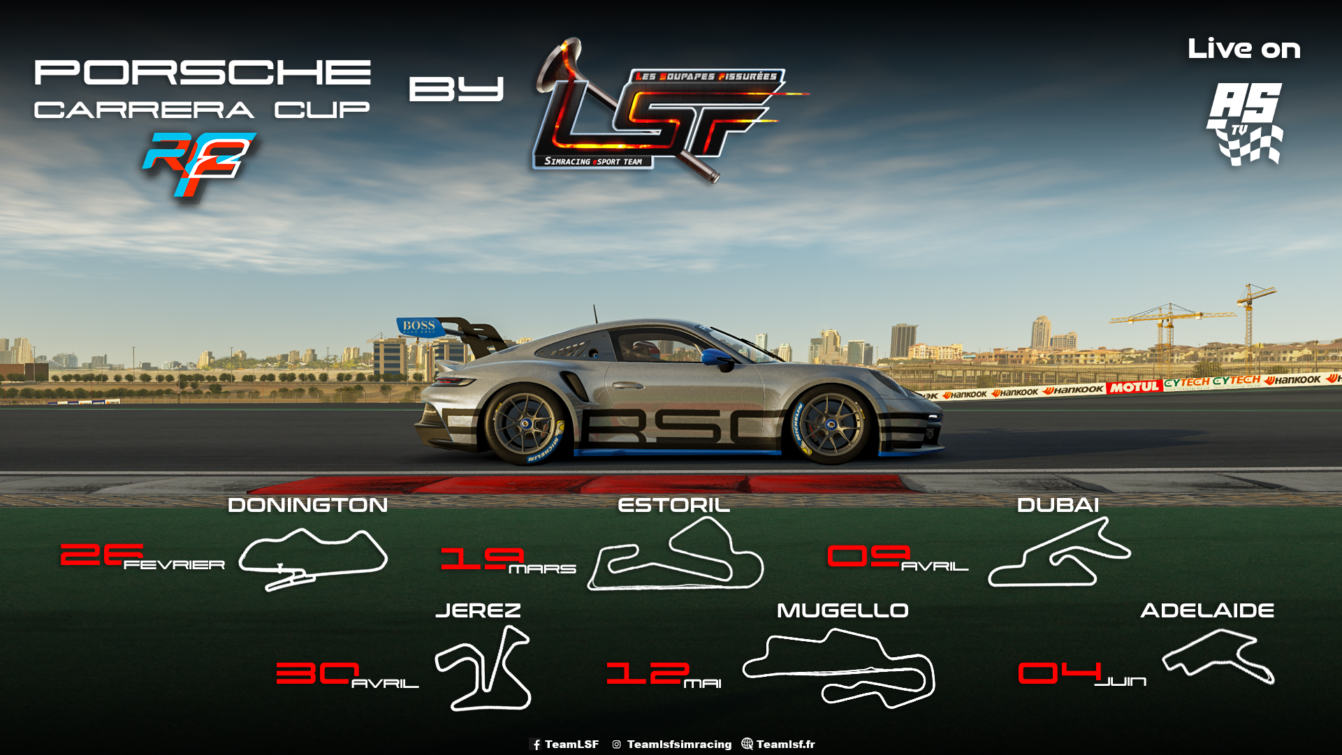 RF2-Champ printemps Porsche